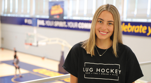 Rachel Italiano is the LUG’s women’s hockey league’s commissioner.
