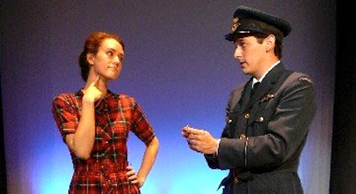 Domino Theatre actors onstage during their production of Letters in Wartime.