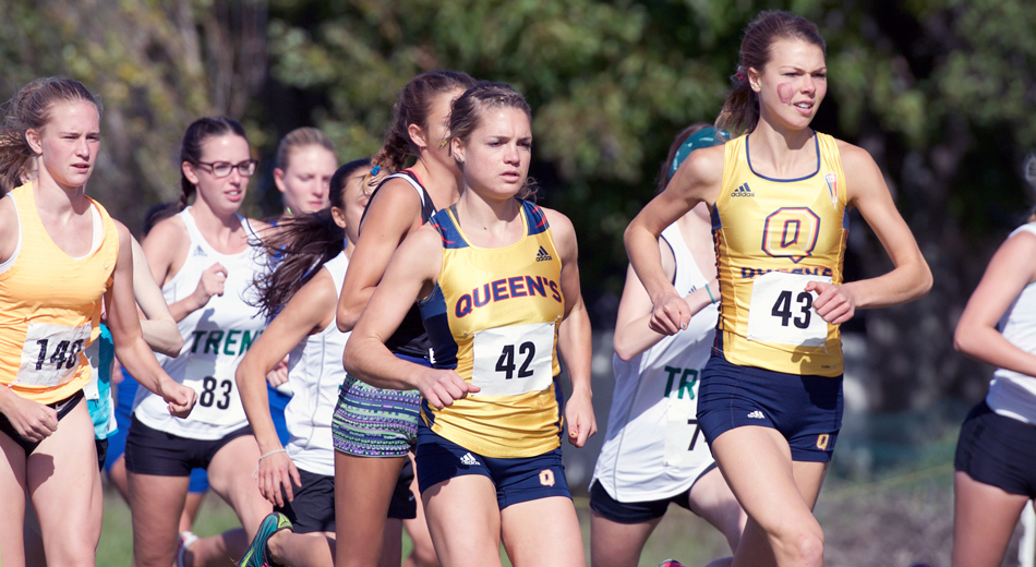 Julie-Anne Staehli (#42) has run for Queen’s for five years.