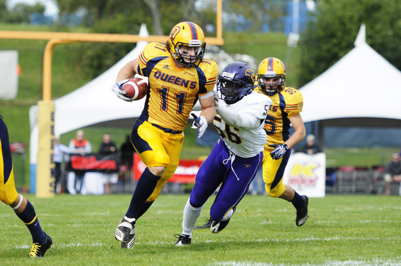 Receiver Giovanni Aprile put up four touchdowns last weekend.