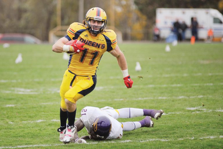 Queen’s receiver Giovanni Aprile was ranked 14th by the Canadian Football League Scouting Bureau.