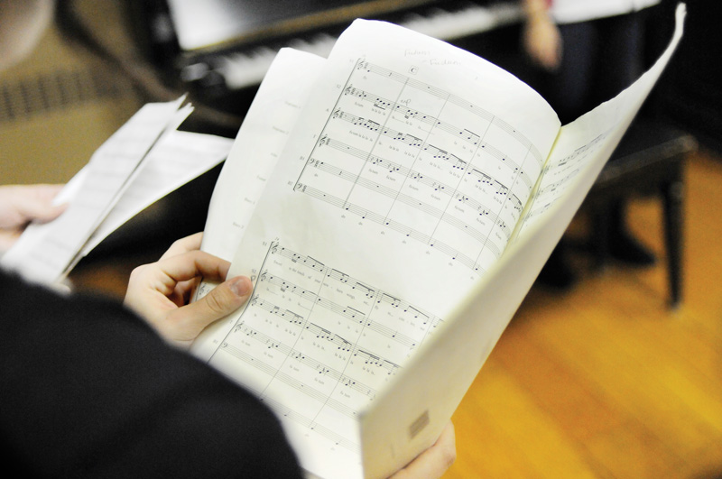 Reading music makes the a cappella rehearsal process easier