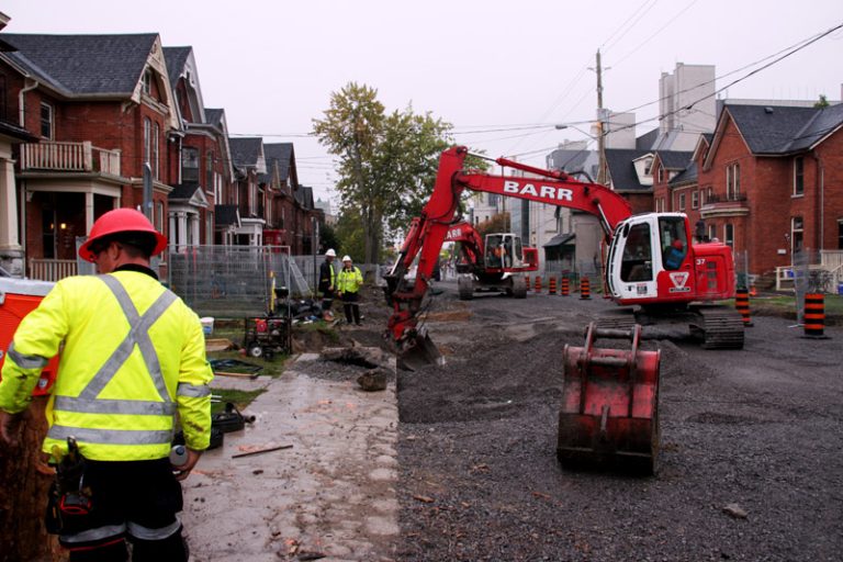 Over 70 houses are currently affected by the reconstruction project.