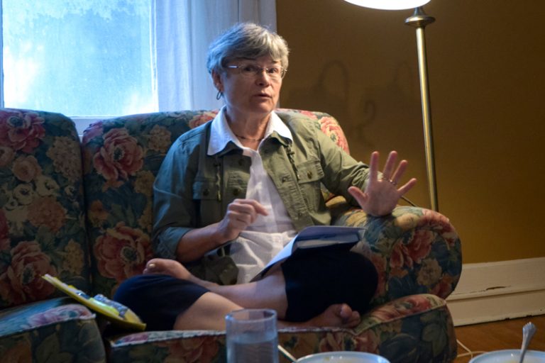 Philosophy professor Christine Overall spoke at the Ban Righ Women’s Centre last week to discuss her new book