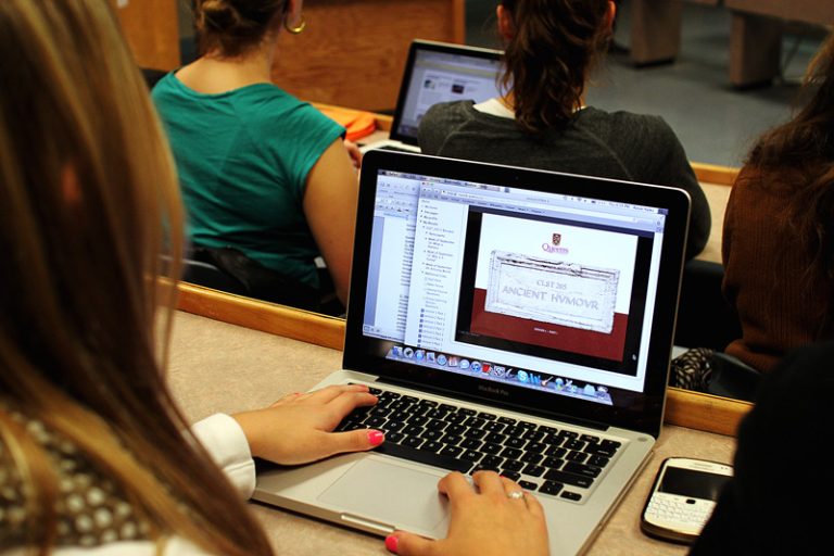 Blended learning involves time spent working through lessons online