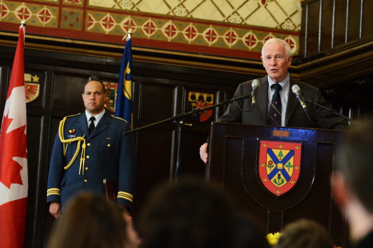 The Right Honourable David Johnston