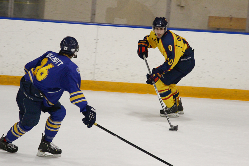 The men’s hockey team lost to Ryerson 3-1 on Saturday