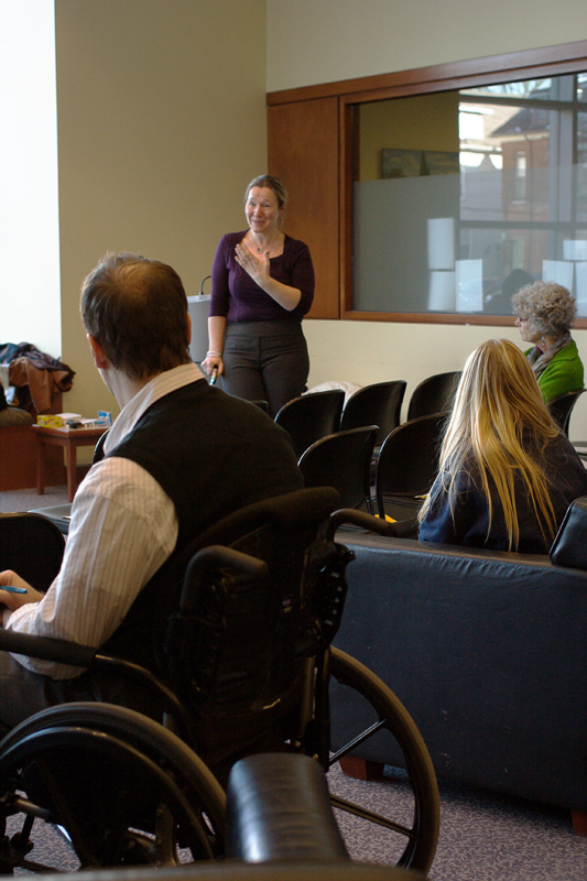 The working groups address issues like physical barriers in the classroom.