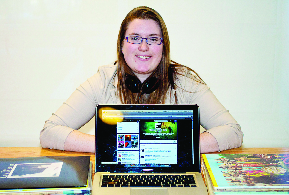 Student Elysia Maludzinski says she started @QUSongs because she wanted to create a way for Queen’s students to connect and bond over shared music tastes.