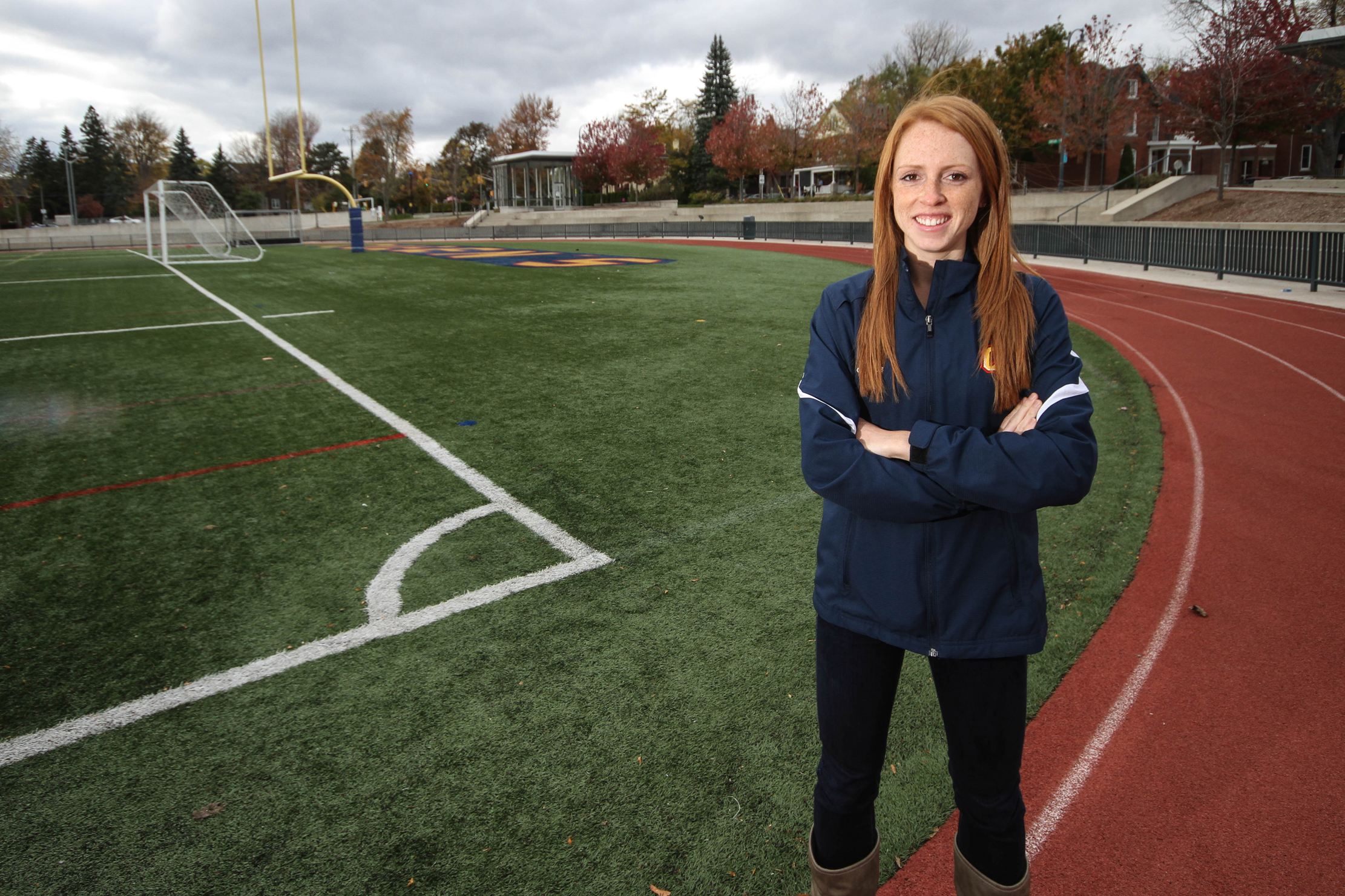 Gaels runner Victoria Coates has finished first or second in all four of her races this season.