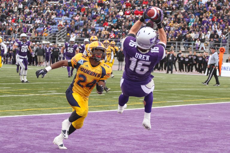 Western receiver Matt Uren was named Yates Cup MVP after snagging two touchdown passes