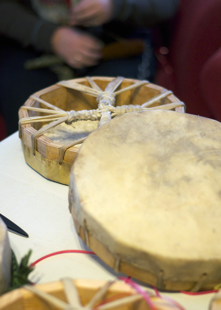 All Queen’s students are welcome to participate in Thursday hand drumming workshops at the Aboriginal Centre.