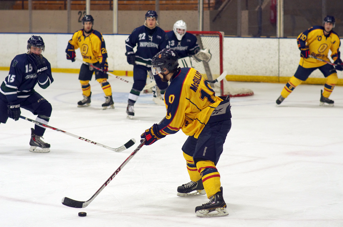 Patrick McGillis scored in Queen’s win over Concordia on Friday.