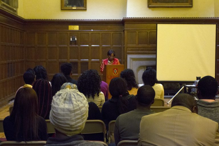 Black History Month kicked off at the beginning of February with speeches in Wallace Hall.