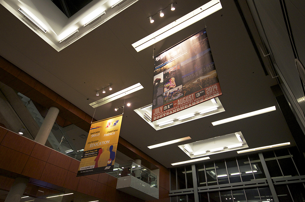 We live in a culture so desensitized to advertisements that students may not even notice how many advertisements they pass by on their way to activities