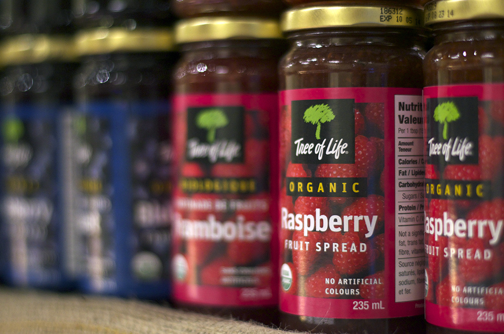 Organic options are readily available to students.