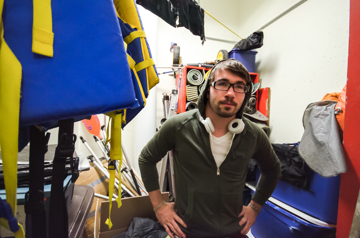 Luke Morrissey said the Outdoors Club expected more storage space when they moved to the ARC in 2010.