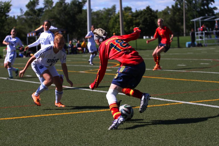 Jackie Tessier was one of several Gaels with multiple chances against UOIT who couldn’t convert their shots.