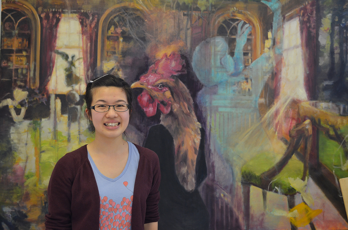 Francesca Pang has been painting since she was three years old.