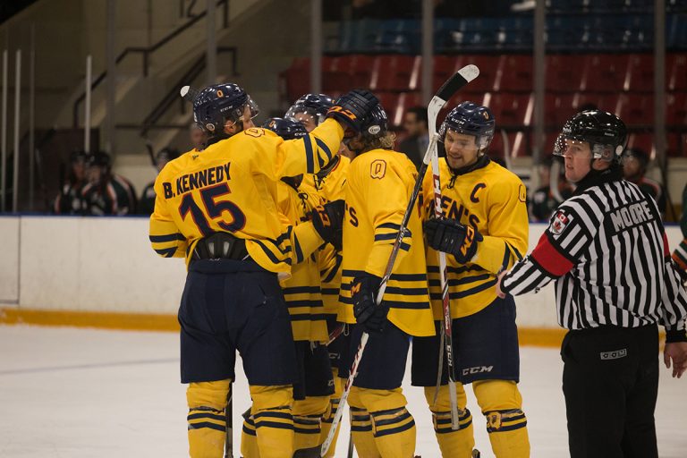 For the second year in a row the Gaels upset the UQTR Patriotes in their season finale.