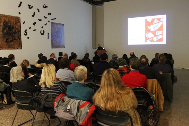 Around 50 people gathered for Dault’s presentation.