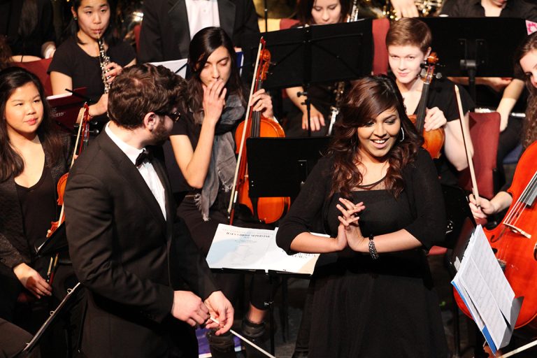 The group performed songs from The Phantom of the Opera and Les Miserables.