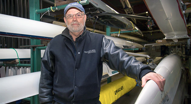 John Arimtage at the Kingston Rowing Club.