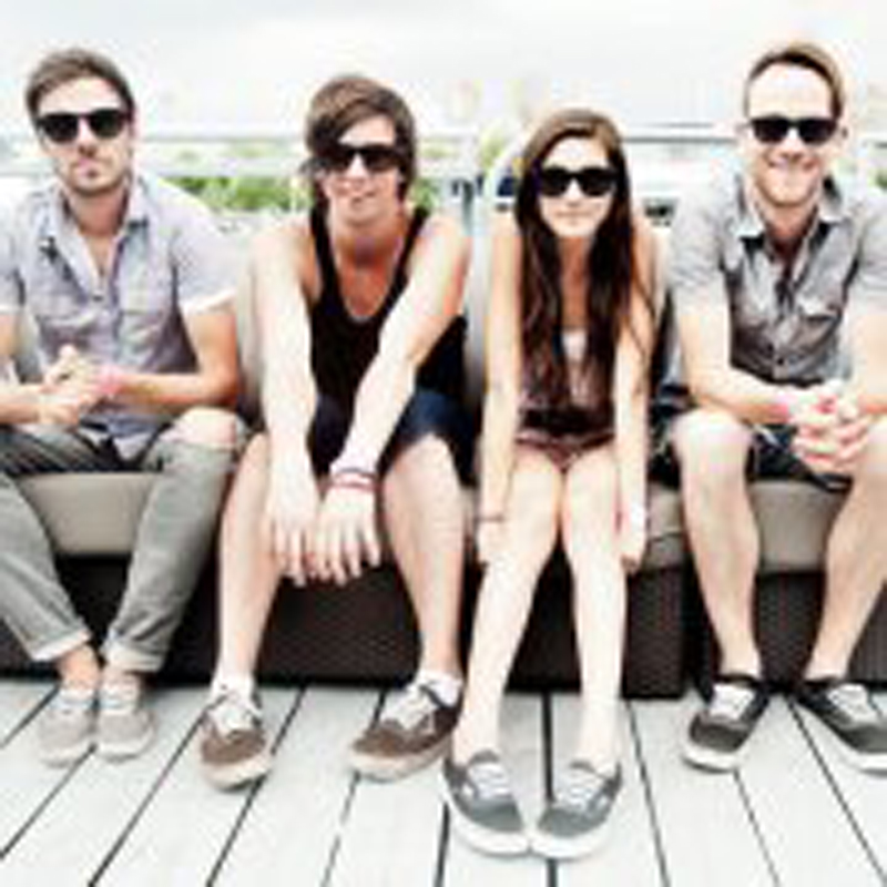 Crystalyne lead singer Marissa Datolli says she doesn’t mind being the only girl in the band since she’s a tomboy who likes hanging out and playing video games with the guys.