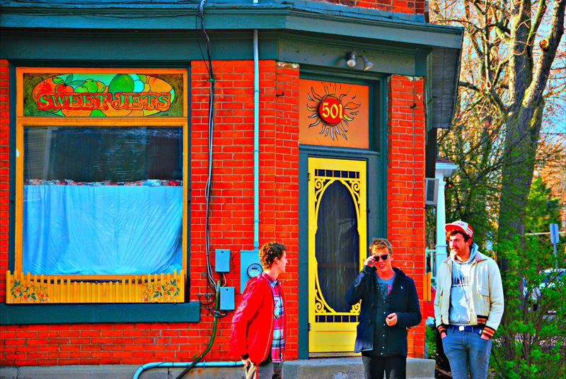 Drummer Paul Dyck (right) says the band wanted to make their EP ‘Noise Candy’ available online to make it more accessible for people to listen to it.