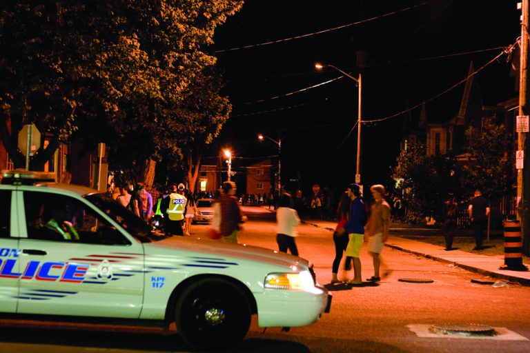 Kingston Police arrested 12 people for public intoxication on the weekend.
