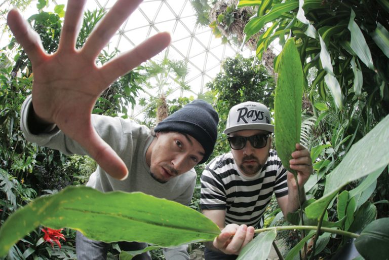 Moka Only (left) previously a member of hip-hop group Swollen Members