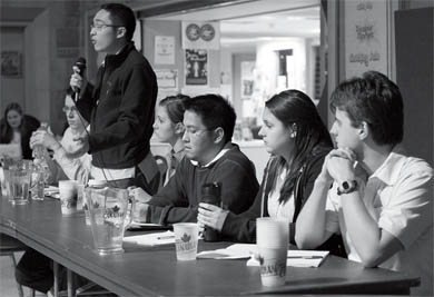 AMS executive teams debated their respective platforms in the JDUC Wednesday night.