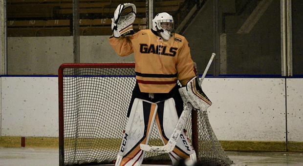 Makenzy Arsenault is second in the league for goals-against average (1.31).
