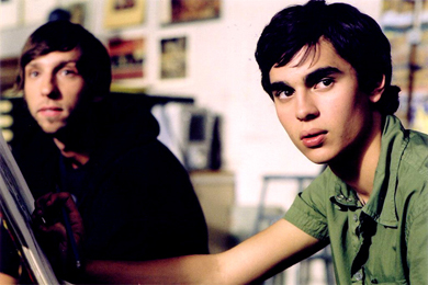 The young artist Jerome (Max Minghella) with his untalented classmates.
