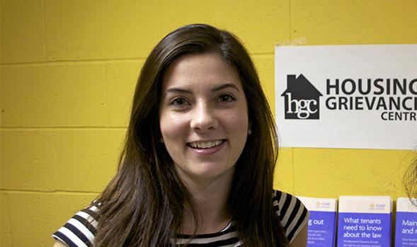 Catherine Wright was acclaimed as the AMS Executive's Vice President (University Affairs) in January