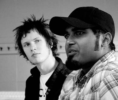 Cone gazes adoringly at Brownsound.