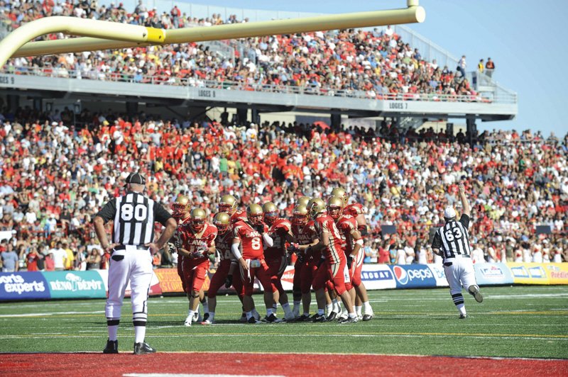 The Laval Rouge et Or football team have won four of the past eight Vanier Cups and are currently ranked first in Canada.