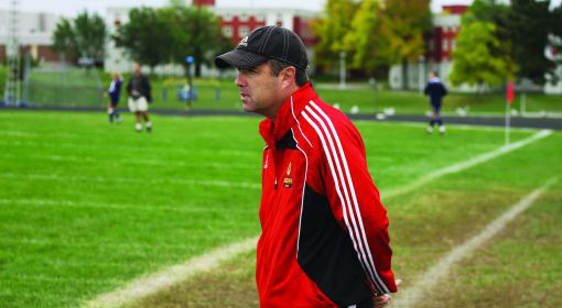 McDowell has coached the women`s soccer team since 1988.