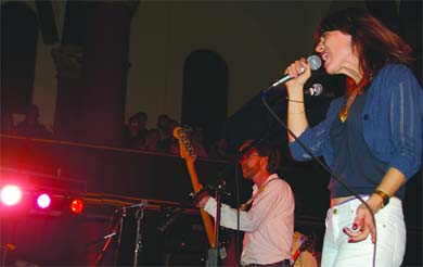 Feist was “a piece of fire” with Broken Social Scene on Wednesday night at Grant Hall.