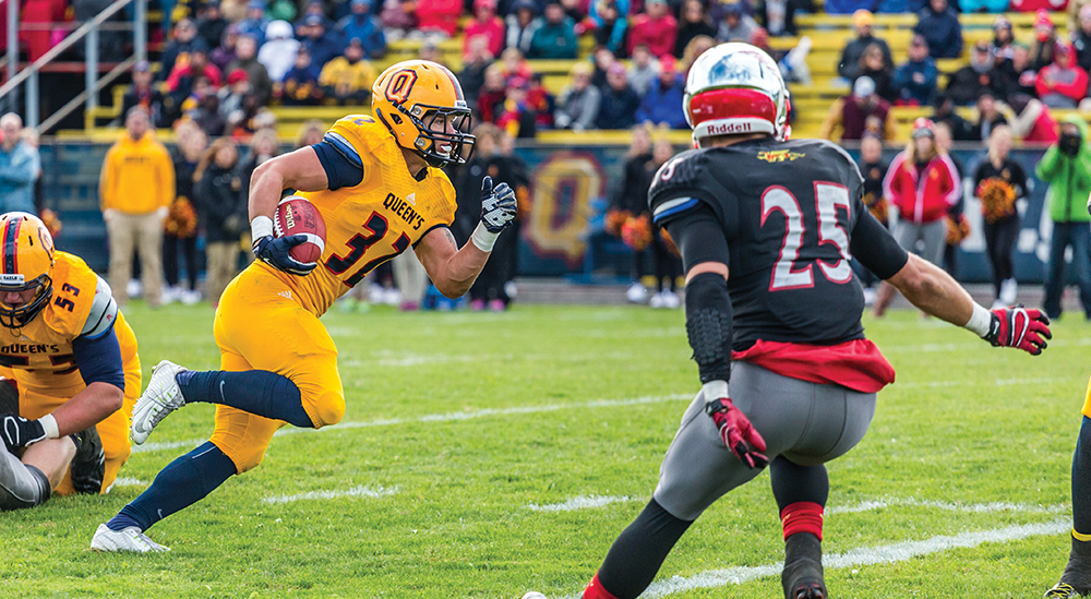 Jonah Pataki has played with Queen’s for four years.