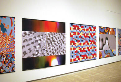 Rebecca Diederichs’s “Where Impact Occurs” is full of energy.