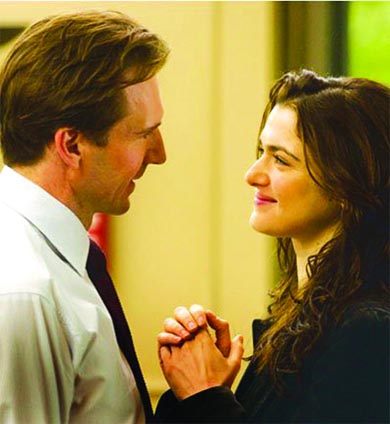 Ralph Fiennes and Rachel Weisz heat up the screen as husband and wife in Gardener.