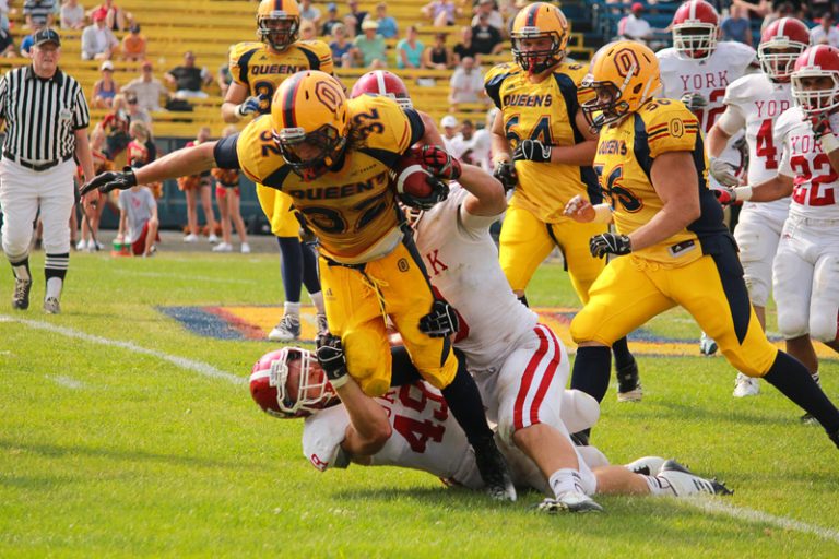Running back Ryan Granberg has played a substantial role in Queen’s 3-1 start to the season.
