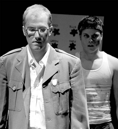 A tense scene from Vogt D’s dark comedy