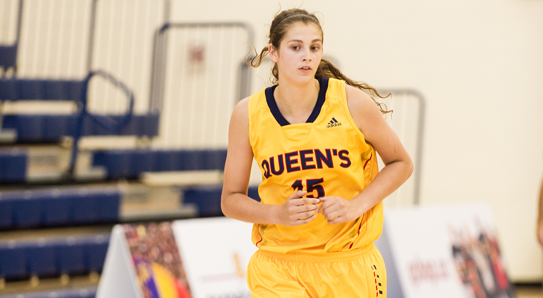 Veronika Lavergne averages an OUA-high 2.1 blocks per game.