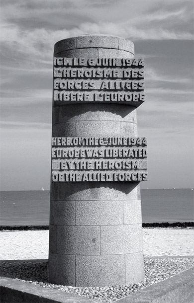 The Canadian monument on Juno Beach is a permanent reminder of Canada’s role in the Second World War.