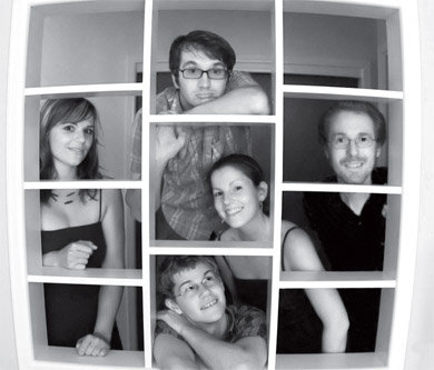 Waterloo's Knock Knock Ginger promise to “smile a lot” at The Grad Club on Monday night.