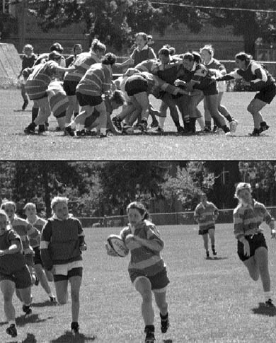 Lady Gaels rugby — from winless to .500 in three seasons.