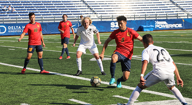 Men’s soccer fell just short of the undefeated Carleton Ravens 2-1 this past weekend.