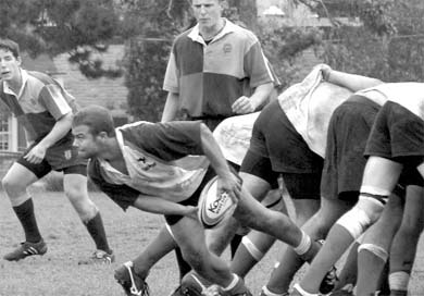 The men’s rugby team rode an early lead to victory against the Carleton Ravens.